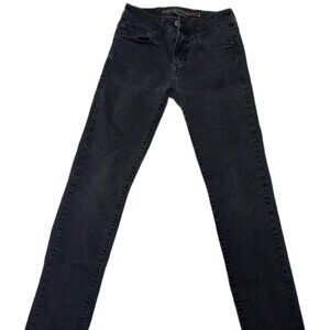 American Eagle AE Black Air Flex Skinny Jeans Size 28/30